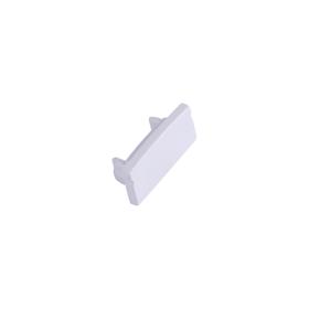 M7387  Tiras 17 x 8.5mm White Profile End Cap Without Hole (1pc) for M7381